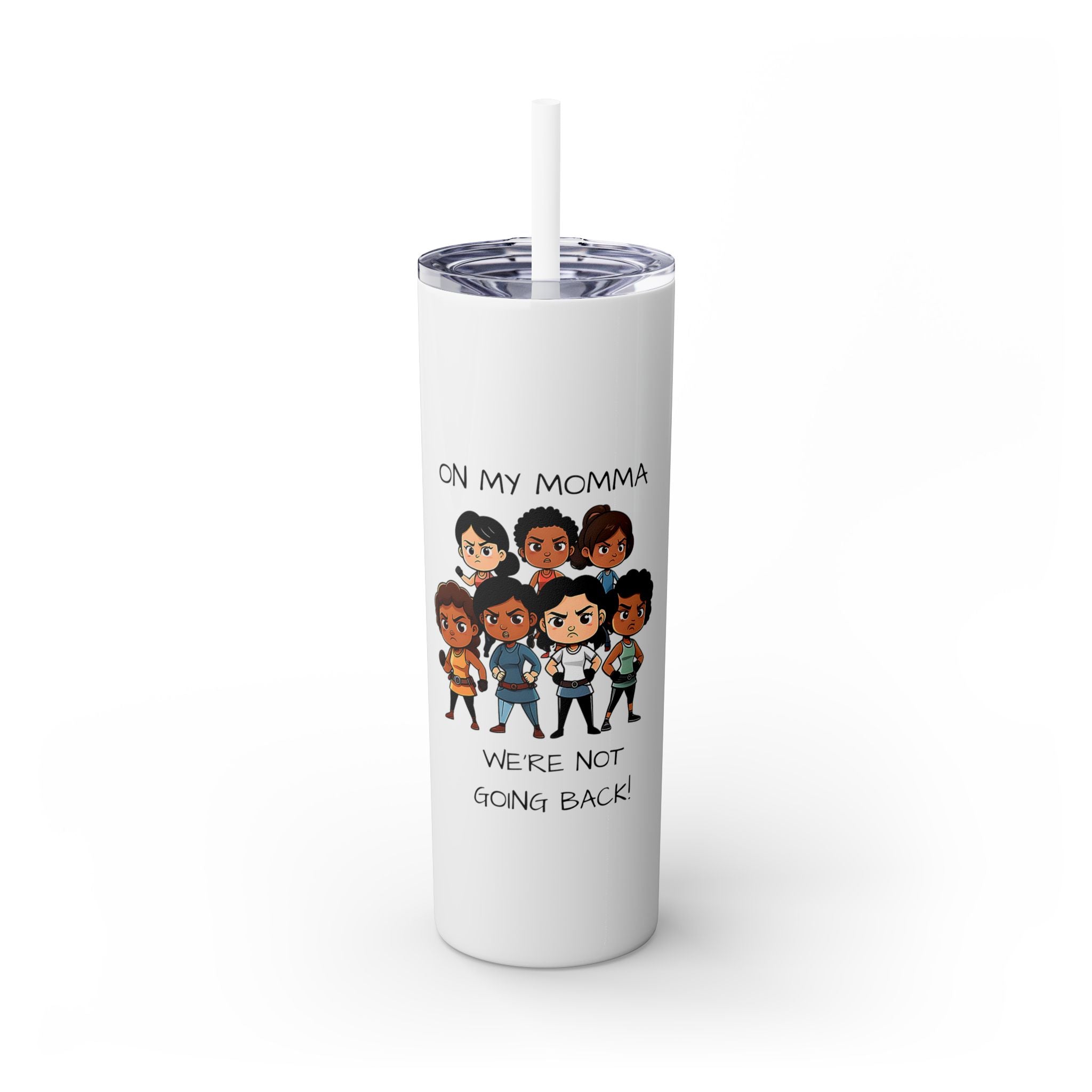 Skinny Tumbler with Straw, 20oz