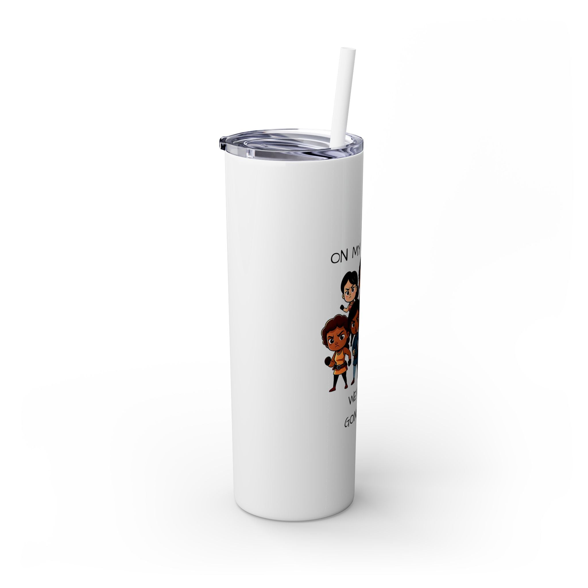 Skinny Tumbler with Straw, 20oz