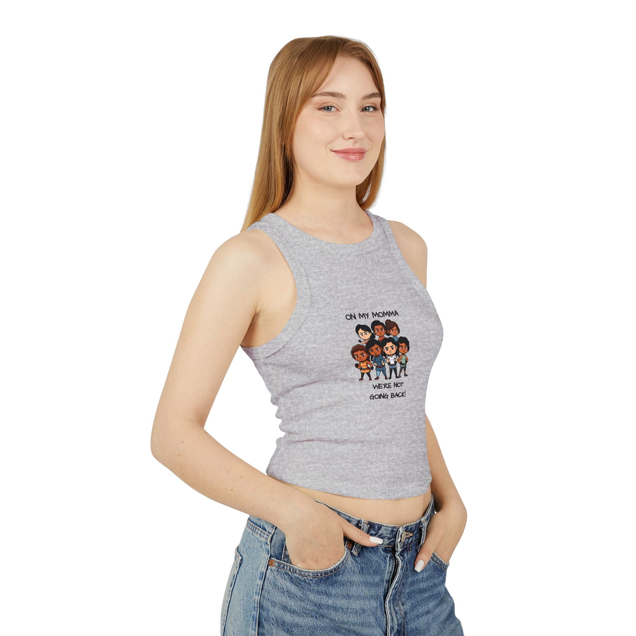 Women's Micro Rib Racer Tank Top